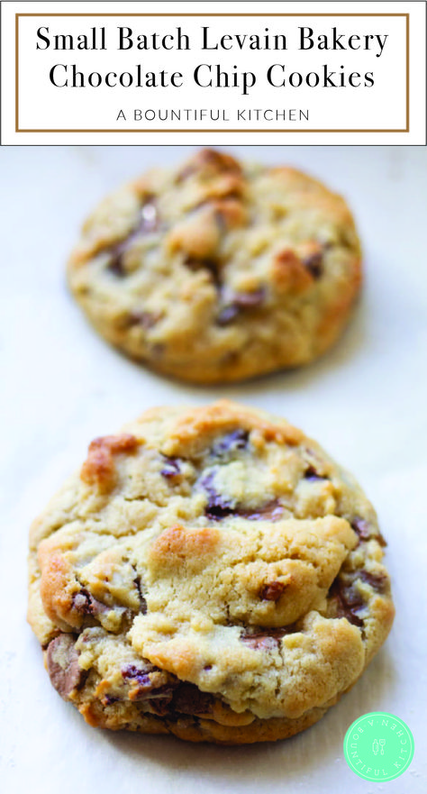 Cookie + Kate Recipes, Single Serve Levain Cookie, Levain Bakery Chocolate Chip Cookies, Chocolatechip Cookies, Cookies For Two, Levain Cookies, Bountiful Kitchen, Bakery Chocolate Chip Cookies, Batch Baking