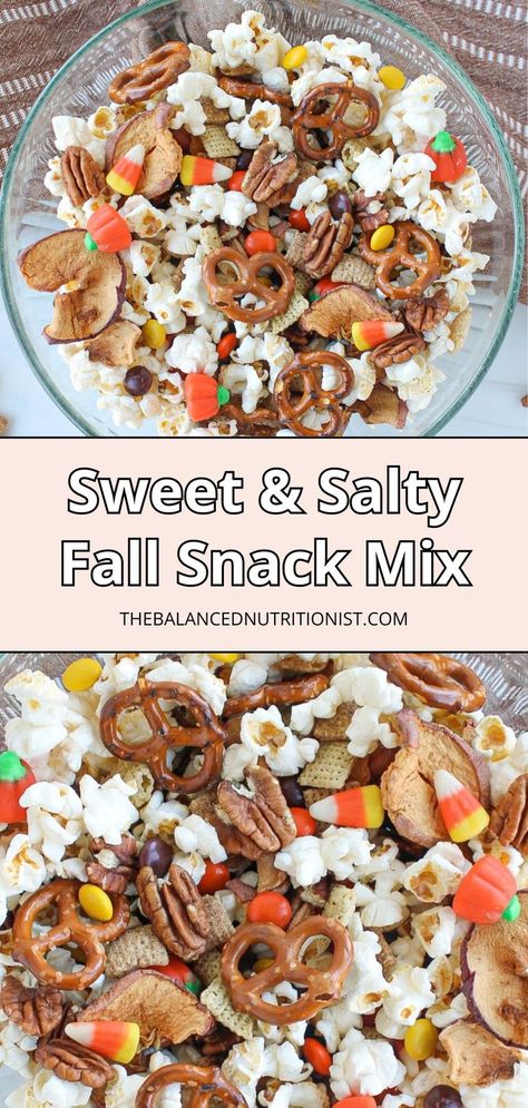 This sweet and salty snack mix for fall is perfect for halloween parties. It’s an easy fall snack mix that doubles as a harvest snack mix and a tasty fall treat. Try this fall snack mix recipe for fall snacks for kids or serve it as fall party snacks. It’s the best snack mix for a fall themed snack at any gathering! Salty Snack Mix Recipes, Fall Recipes Kids, Fall Snack Mix Recipes, Fall Snacks For Kids, Quick Snacks To Make, Fall Party Snacks, Snack Ideas For Adults, Fall Snack Mixes, Snack Mix Recipe