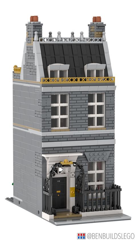 Mini Lego Buildings, Custom Lego Modular Buildings, Lego Modular Buildings Ideas, Lego Modular Buildings, Lego Museum, Craft Architecture, Magician's Nephew, Lego Street, Lego Steampunk