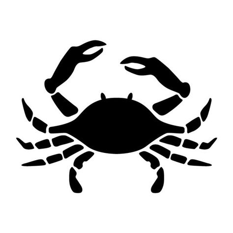 Crab Stencil, Anchor Stencil, Nautical Bathroom Design Ideas, Crab Tattoo, Beachy Stuff, Crab Art, Dixie Belle Paint Company, Free Stencils, Fish Drawings