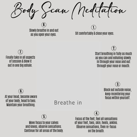 Body Scan Meditation, Body Scan, Calming Techniques, Brain Scan, Grounding Techniques, Healing Codes, Body Scanning, Body Awareness, Therapy Worksheets