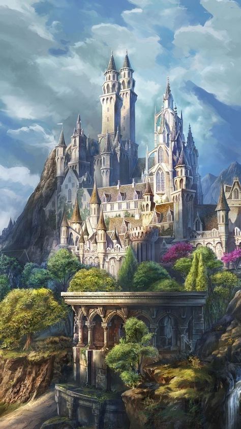 Castle Aesthetic, 다크 판타지, Fantasy Castle, Fantasy City, Fantasy Story, Fantasy Places, Fantasy Setting, Beautiful Castles, A Castle