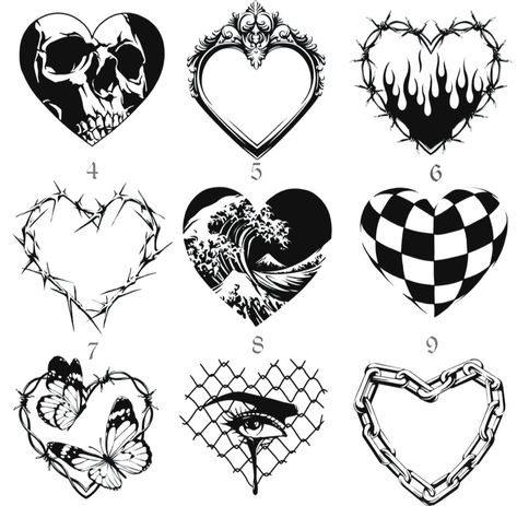 Tattoo Machine Art, Ignorant Style Tattoo, Tattoo Sleeve Filler, Heart Tattoos, Flash Tattoo Designs, Spooky Tattoos, Gothic Tattoo, Horror Tattoo, Tattoo Style Drawings