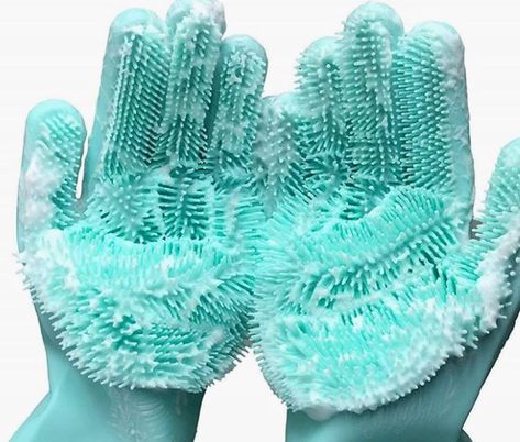 Dish Gloves, Kitchen Hygiene, Silicone Sponge, Cleaning Pet Hair, Dishwashing Gloves, Cleaning Sponge, Cleaning Gloves, The Palms, Dirty Dishes