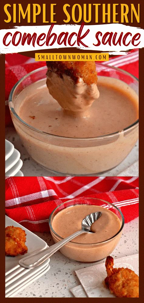 Nothing's better than a lip-smacking good dipping sauce for your easy game day snacks! It's the best comeback sauce recipe! So easy you just whisk together the mayonnaise, ketchup, hot sauce, Worcestershire Sauce, Cajun seasonings, and honey and you're set! Sauce For Fries, Shrimp Dipping Sauce, Cocktail Shrimp, Fish Fried, Easy Dipping Sauce, Comeback Sauce, Breaded Shrimp, Dip Sauce, Beer Battered Fish