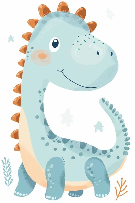 Midjourney Feed Head Illustration, Logo Animal, Blue Dinosaur, Dinosaur Illustration, Baby Frame, Baby Drawing, Shark Party, Dinosaur Theme, Big Head