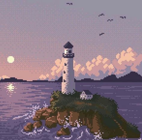 Lofi Study, Pixel Aesthetic, Pixel Art Gif, Chill Mix, Lofi Chill, Pixel Art Landscape, Piskel Art, 8 Bit Art, Study Music