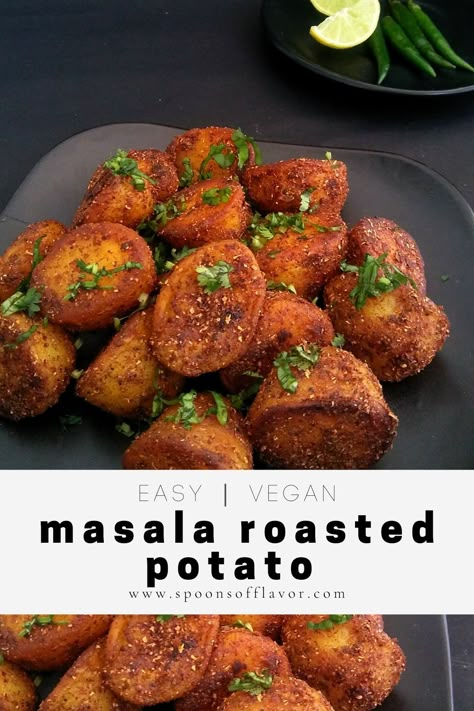 Potato Indian Recipes, Baby Potato Recipes Indian, Baby Potatoes Recipes, Masala Potatoes, Roasted Potato Recipe, Indian Potato Recipes, Baby Potato Recipes, Baby Potato, Roasted Potato