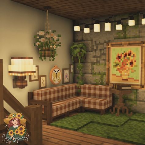 🌿Inside the Mossy Cottage | World Download & Schematic on my Patreon | Tutorial on my YouTube Channel! Version: Java 1.20.1 Shader: BSL Textures: 🌿Mizuno's 16 Craft 🌿Flowering Grass & Roots 🌿Jerm's Better Leaves 🌿Cottagecore Paintings CITs: 🌿Mizuno's 16 Craft CIT 🌿Hananacraft 🌿Kaydicraft 🌿MiniaTuria 🌿Ghoulcraft 🌿Garden Breeze #minecraft #minecraftbuildideas #minecrafttutorial #minecraftbuilding #cottagecore #minecraftinteriors #aesthetic #hobbitcore Mossy Cottage, Minecraft Forest, Minecraft House Decorations, Cottagecore Painting, Minecraft Shaders, Minecraft Interior Design, Minecraft Cottage, Grass Roots, Forest Decor