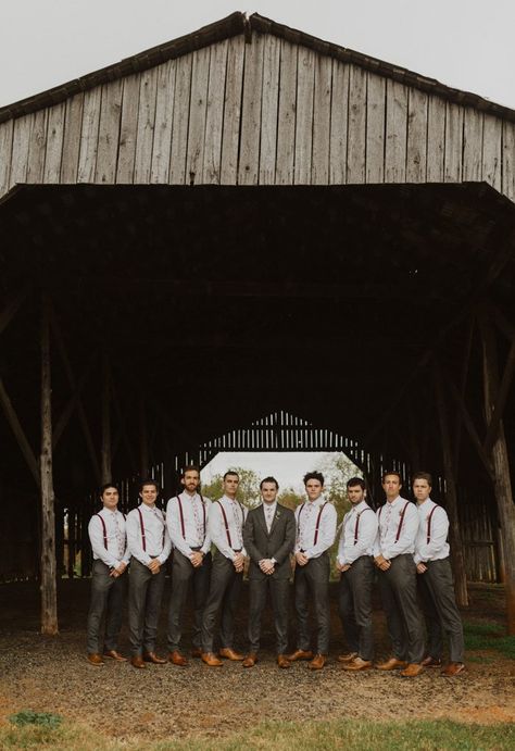 Grey And Rust Wedding, Rust And Grey Wedding, Rust Wedding Color Groomsmen, Rust Groomsmen Attire, Groomsmen Outfit Ideas, Fall Groomsmen, Groomsman Attire, Urban Flora, Groomsmen Outfit