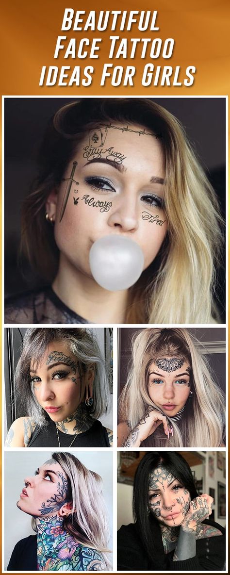 Wolf Face Tattoo, Small Face Tattoos, Temporary Face Tattoos, Face Tattoos For Women, Feminine Face, Girl Face Tattoo, Tattoos For Girls, Facial Tattoos, Simple Face