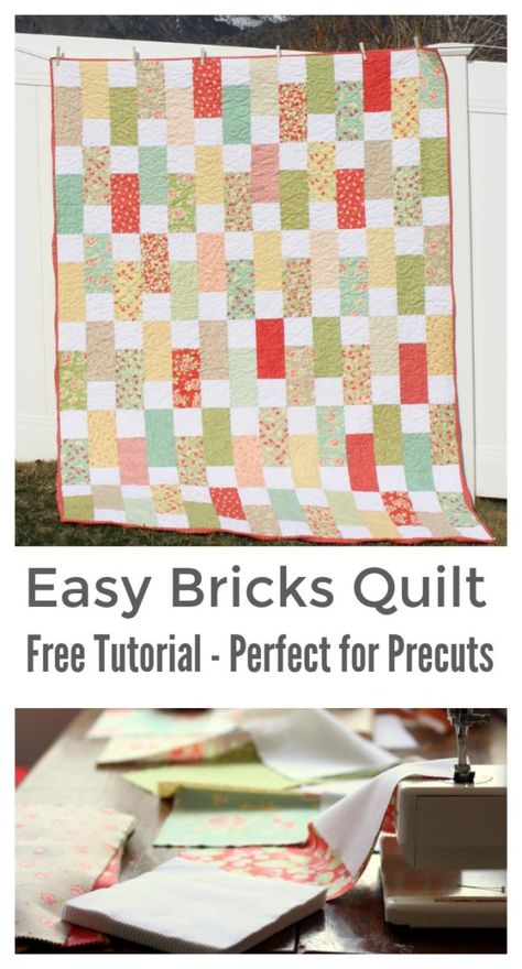 Precut Quilt Patterns, 10 Layer Cake, Easy Quilt Tutorials, Twin Quilt Pattern, Layer Cake Fabric, Layer Cake Quilt Patterns, Quilt Blocks Easy, Amy Smart, Quilt Layers