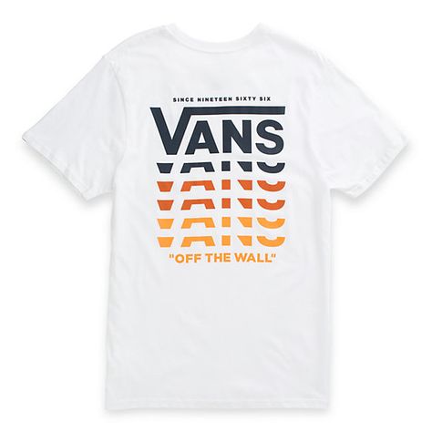 Retro Fades T-Shirt | Shop Mens T-Shirts At Vans Vans T Shirt, Mens T Shirts, Classic Logo, Logo Graphic, Vans Shoes, Shirt Shop, Clothing Accessories, Mens T, Graphic Tees