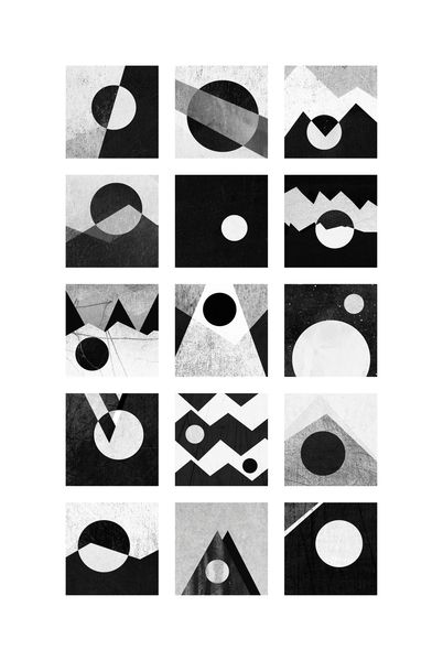 Geometric Design Art, Design Basics, Principles Of Design, Composition Design, Square Art, Elements Of Design, Design Graphique, Simple Shapes, Art Abstrait