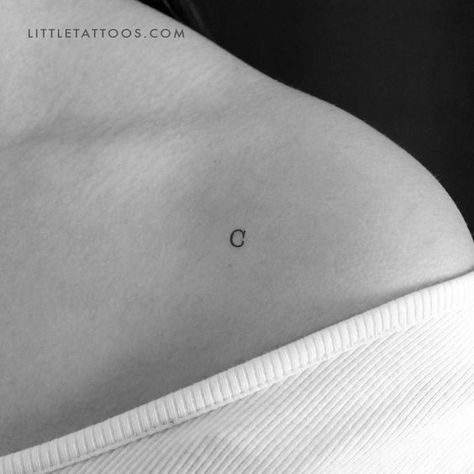 C Uppercase Typewriter Letter Temporary Tattoo - Set of 3 Fonts for tattoos #fontsfortattoos tattoo #tattoo tattoos #tattoos fonts #fonts font #font 7.386 Letter C In Different Fonts, Small Letter A Tattoo, Small C Tattoo, Initial C Tattoo, Tattoo Letter C, Cursive C Tattoo, Small Initial Tattoo Ideas Letters, C Tattoo Initial, C Letter Tattoo