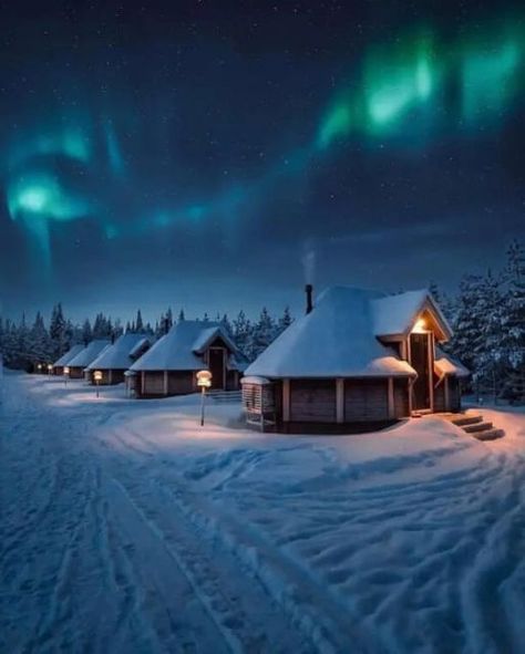 Aurora Lights, Lapland Finland, Virtual Travel, Wooden Cabins, The Aurora, Booking Flights, City Landscape, Most Beautiful Places, Beautiful World