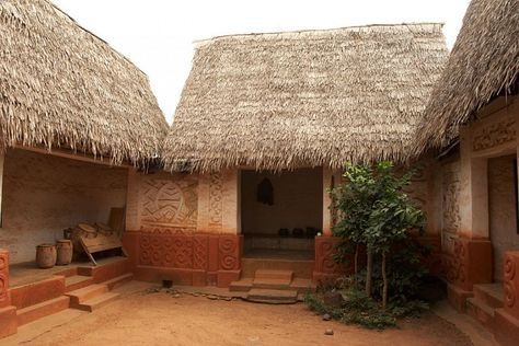 Africa Architecture, Earth Architecture, Black Architecture, African Architecture, Rose House, Travel Architecture, Unusual Buildings, Community Living, Vernacular Architecture