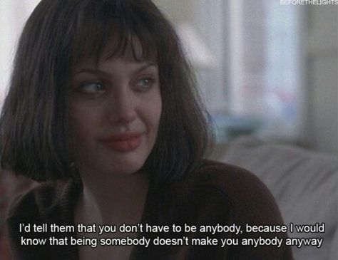 -Angelina Jolie Gia  quote- thank you @Kelsey Myers Myers Upward Gia Movie, John Voight, Angelina Jolie 90s, Angelina Jolie Movies, Gia Carangi, Lime Chicken Tacos, Cinema Quotes, Girl Interrupted, Movie Lines