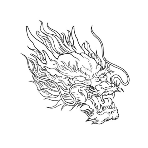 Dragon Hand Tattoo, Dragon Tattoo Stencil, Foo Dog Tattoo Design, Idea For Tattoo, Dog Tattoo Design, Dragon Head Tattoo, Japanese Tattoos For Men, Foo Dog Tattoo, Angel Wings Drawing