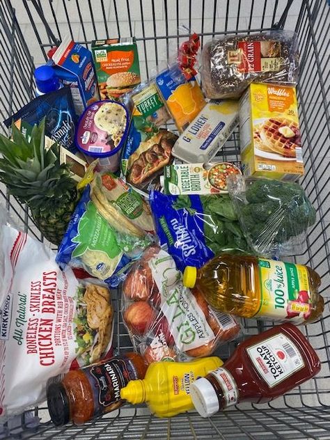 Mini Breakfast Food, Grocery Shopping Aesthetic, Aldi Haul, Aldi Shopping List, Turkey Lunch Meat, Candy Grapes, College Grocery, Cotton Candy Grapes, Mini Breakfast