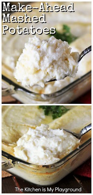 Preparing Mashed Potatoes Ahead Of Time, Frozen Mashed Potatoes, Cold Sides, Cooking Mashed Potatoes, The Kitchen Is My Playground, Mashed Potatoes Thanksgiving, Food Potatoes, Thanksgiving Favorites, Potatoes Mashed