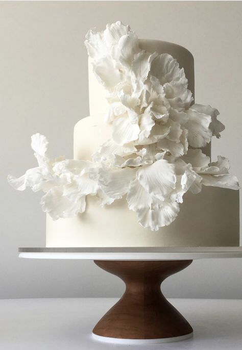 Fall Wedding Style, Ivory Wedding Cake, Fall Wedding Cakes, White Wedding Cakes, Modern Wedding Cake, White Wedding Cake, Elegant Wedding Cakes, Wedding Cake Inspiration, Beautiful Wedding Cakes