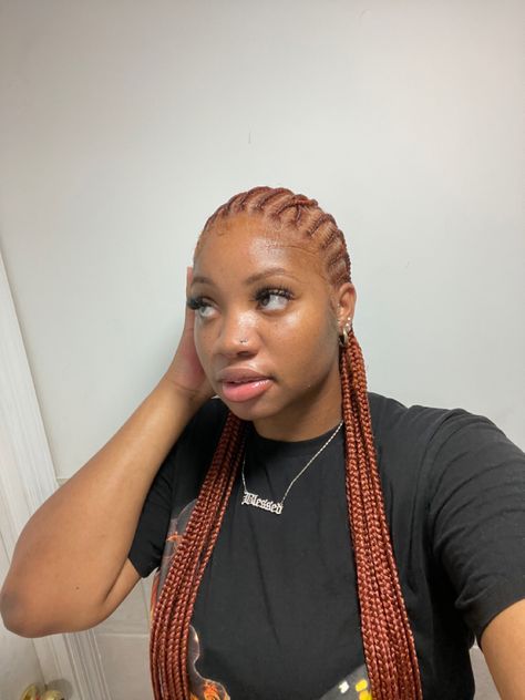 Colored Cornrows, Straightback Cornrows Braids, Cheap Hairstyles, Straight Back Feed In Braids, Straight Back Hairstyles, Colorful Braids, Straight Backs, Long Cornrows, Goatee Styles