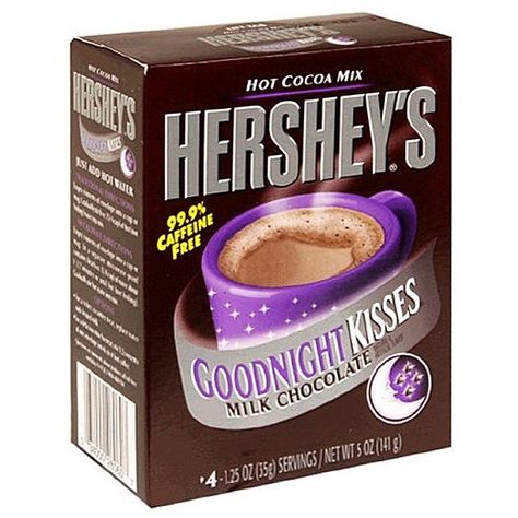 CandyHunting on Instagram: “TBT: Hershey's Goodnight Kisses hot cocoa mix. This, along with the Goodnight Hugs mix, was the only decaffeinated hot cocoa mix on the…” Hershey Hot Cocoa Recipe, Goodnight Hugs, Goodnight Kisses, Hershey Hugs, Healthy Food Alternatives, Hot Cocoa Mix, Hershey Cocoa, Hot Cocoa Recipe, White Hot Chocolate