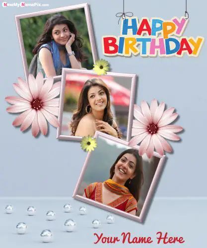 Birthday Collage For Sister, Happy Birthday Wishes Add Photo, Birthday Wishes With Photo Edit, Happy Birthday Wishes Photo Edit, Birthday Wishes With Name And Photo Edit, Birthday Wishes With Name And Photo, Birthday Photo Frame Collage, Happy Birthday Frame Design, Happy Birthday Frames Backgrounds