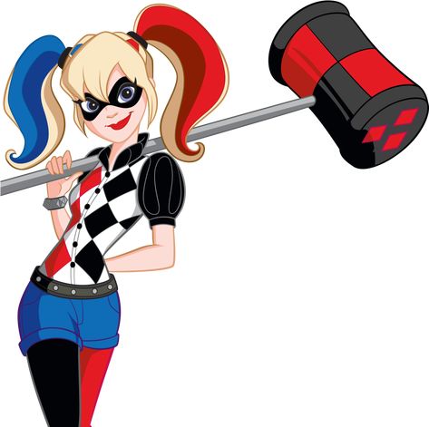 View full size Harley Quinn Dc Super Hero Girls Clipart and download transparent clipart for free! Like it and pin it. Harley Quinn Pfp, Super Hiro, Joker Y Harley Quinn, Wonder Woman Party, Girls Png, Harley Quinn Drawing, Dc Super Hero Girls, Harley Quinn Art, Hero Girl