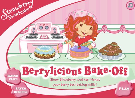 Play Free Online Strawberry Shortcake Berrylicious Bake-Off Game in freeplaygames.net! Let's play friv kids games, strawberry shortcake games, strawberry games.  #PlayOnlineStrawberryShortcakeBerryliciousBakeOffGame #PlayStrawberryShortcakeBerryliciousBakeOffGame #PlayFrivGames #PlayStrawberryShortcakeGames #PlayFlashGames #PlayKidsGames #PlayFreeOnlineGame #Kids #StrawberryShortcake #Friv #Games #OnlineGames #Play #StrawberryShortcakeGames Most Beautiful Cakes, Girly Games, Games To Play With Kids, Online Games For Kids, Barbie 2000, Childhood Memories 2000, Go Game, Counting On, Off Game