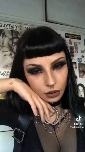 Makeup Tutorial [Video] | Emo makeup, Punk makeup, Edgy makeup Creepy Makeup, Punk Makeup, Alt Makeup, Swag Makeup, Alternative Makeup, Cool Makeup Looks, Makeup Tutorial Video, Emo Makeup, Edgy Makeup