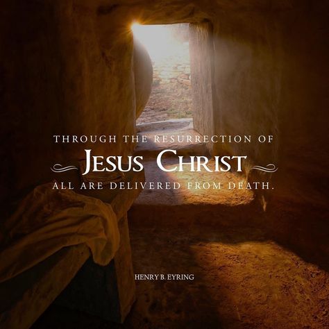 “#HeLives!” Two simple words, one absolute truth. It’s a timeless reality—that has personal and powerful relevance to each of us today. #JesusChrist was born, died, and lives again! And, He’s coming back. He is the greatest gift of God to the world. #BecauseofHim, “all things are possible.” ... “He is risen! He is risen! Tell it out with joyful voice. He has burst His three days’ prison; let the whole wide earth rejoice.” ... Learn more facebook.com/LordJesusChristpage; lds.org/topics/easter. Resurrection Quotes, Headstone Ideas, Lds Inspiration, Resurrection Day, Our Father In Heaven, Church Quotes, Prophetic Art, Ayat Alkitab, Jesus Resurrection