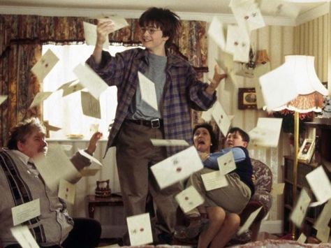 You Can Finally Get A Hogwarts Letter — Here's How | Bustle Harry Potter Wallet, Harry Potter Letter, Robbie Coltrane, Richard Harris, Hogwarts Letter, Harry Potter Scene, Harry Potter Room, Beloved Book, Harry Potter Films