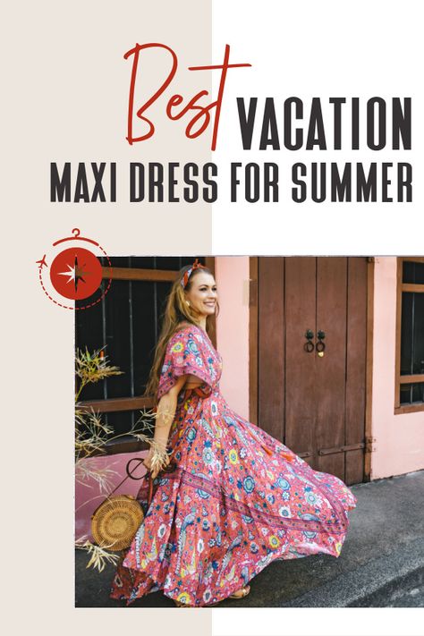 vacation-maxi-dresses-for-summer Casual Maxi Dress Outfit, Dresses For Vacation, Maxi Dress Outfit Summer, Comfy Maxi Dress, Convertible Maxi Dress, Summer Maxi Dresses, Best Maxi Dresses, Vacation Maxi Dress, Dresses For Summer