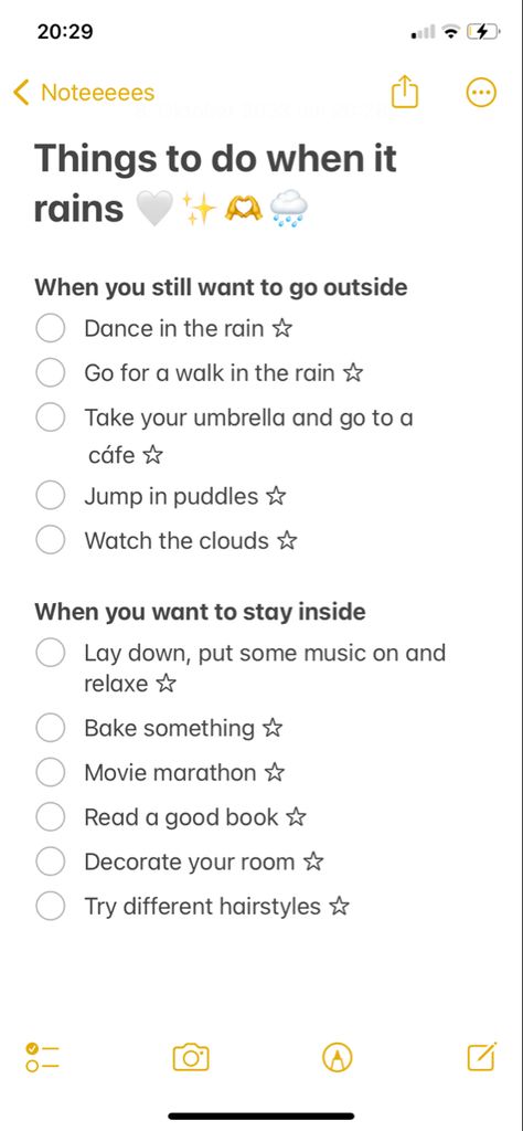 #rain #todolist Things To Do When It’s Raining, Things To Do When Raining, Things To Do In The Rain, Things To Do When Its Raining, Things To Do On A Rainy Day, Things To Do Inside, Babysitting Activities, Cute Bios, Raining Outside