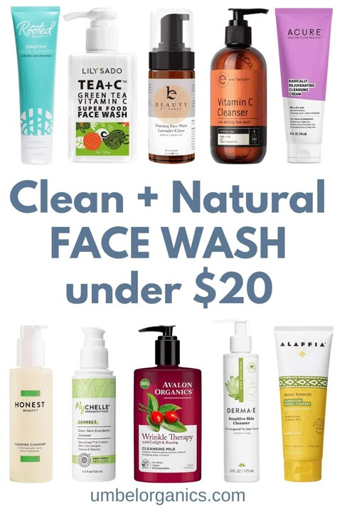 Chemical Free Face Wash, Clean Face Wash Facial Cleanser, Clean Face Products Skincare, Non Toxic Face Cleanser, Clean Skin Care Products, Non Toxic Face Moisturizer, Non Toxic Face Wash, Best Natural Face Wash, Non Toxic Beauty Products