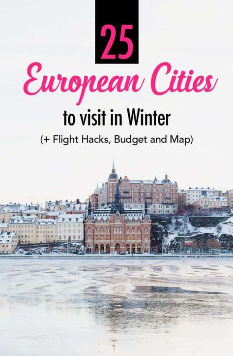 Cold or warm? Here are 16 European Winter destinations on budget to enjoy a cool European winter time!http://hostelgeeks.com/16-best-european-winter-destinations-festivals-on-budget/ Holidays In March, Best European Cities To Visit, European Cities To Visit, Europe In December, Best Winter Destinations, European Winter, Cities To Visit, Winter City, Winter December