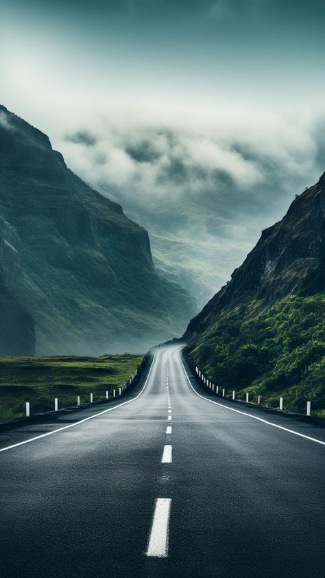 Travelling Aesthetic Wallpaper, Aesthetic Road Wallpaper, Mountain Aesthetic Landscape, Road Iphone Wallpaper, Road Ka Background, Road Baground Hd, Nature Road Wallpaper, Peaceful Images, Road Aesthetic