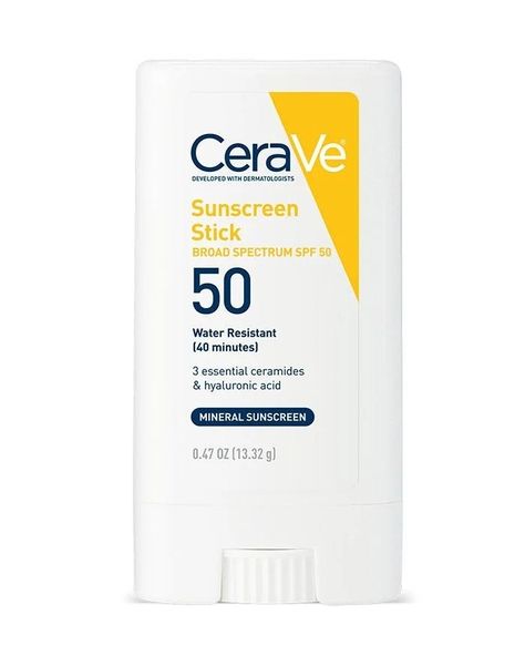 Zinc Sunscreen, Cerave Skincare, Zinc Oxide Sunscreen, Baby Sunscreen, Sunscreen Stick, Sunscreen Spf 50, Sunscreen Lotion, Zinc Oxide, Face Hydration