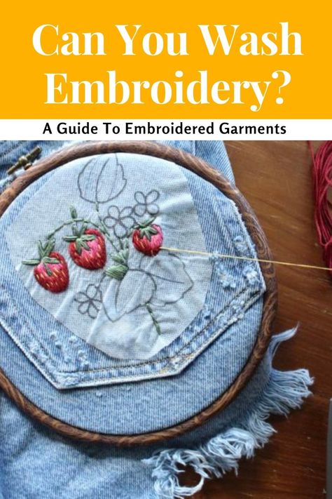 Hand Embroidered Clothes, Clothes With Embroidery, Embroidery Pants, Wash Clothes, Iron On Embroidery, Clothing Guide, Embroidery Tools, Embroidery Template, Dmc Embroidery Floss