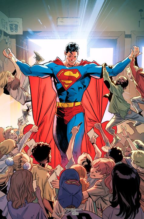 Superman Comic Art, Superman Artwork, Superman Wallpaper, Dc Comics Wallpaper, Comics Characters, Superman Family, Action Comics, Superman Art, Superman Comic