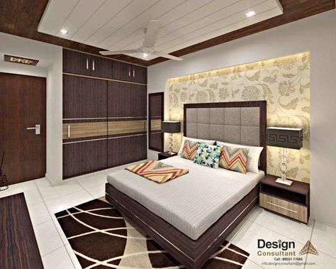 Here you will find photos of interior design ideas. Get inspired! Bedroom Designs India, Asian Style Bedrooms, बेडरूम डिजाइन, Asian Bedroom, Tv Panel, Ceiling Design Living Room, Modern Bedroom Interior, Luxury Bedroom Design, Bed Design Modern