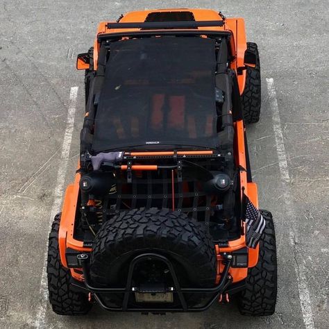 Mobil Off Road, Orange Jeep, Badass Jeep, Custom Jeep Wrangler, Jeep Wrangler Accessories, Wrangler Accessories, Lifted Jeep, Ford 4x4, Dream Cars Jeep