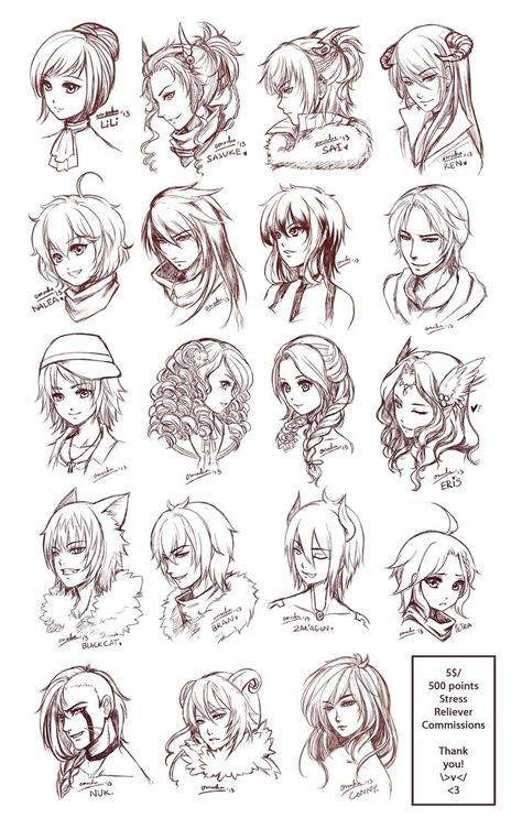 Easy Manga, Short Hair Drawing, Sketch Head, Male Hairstyles, Pelo Anime, Manga Tutorial, Curly Hair Drawing, 얼굴 그리기, Drawing Hair