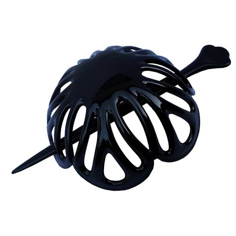 Parcelona French Radial Black Hair Bun Cover with Stick - 3.5 Inches Diameter *** Be sure to check out this awesome product. Black Hair Bun, Fine Thick Hair, Chignon Bun, Chignon Hair, Slider Buns, Hair Clips For Women, Handmade Hair Clip, Hair Accessories Collection, Hair Slide