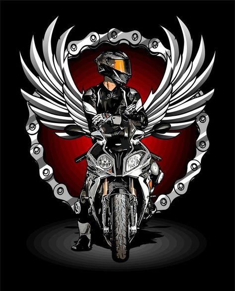 biker vector template for graphic design Motorbike Logo Design, Moto Logo Design, Biker Logo Design, Bike Logos Design, Motorcycles Logo Design, Motor Logo, Biker Logo, Motorbike Art, Bike Logo