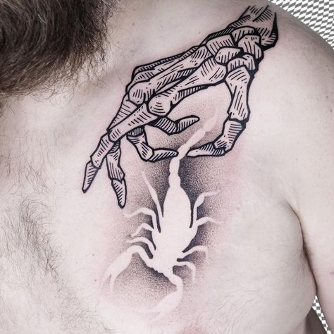 Black Work Tattoo, Poland Tattoo, German Tattoo, Tattoo Uk, Skeleton Tattoo, Mushroom Tattoos, Work Tattoo, Skeleton Tattoos, Scorpion Tattoo