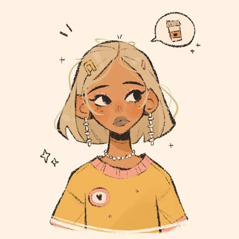 Magdalina Dianova on Instagram: "we’re one month into fall and i still haven’t had a pumpkin spiced latte WHAT IS THIS who am i 💀💀 You can find written and video tutorials, sketches, podcast episodes and behind the scenes on my Patre0n! (link in highlights) 📮✏️ #characterdesign #procreate @procreate #procreatebrushes #drawing #sketching #conceptartist #ocdrawing #illustration #illustrator #dailyart #portraitsketch #painting #ipadpro #drawing #digitalart #artist #characterillustration #procrea Fall Drawing Reference, Magdalina Dianova Art, Pumpkin Spice Latte Illustration, Finding Art Style, Pumpkin Spice Latte Drawing, Drawing Styles Ideas, Profile Picture Drawing, Quick Drawing Ideas, Spice Drawing