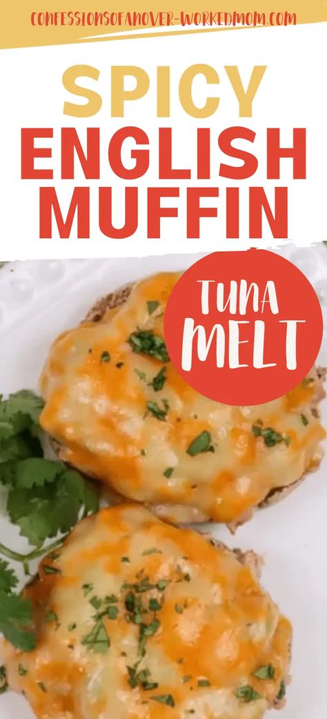 English Muffin Tuna Melt, Spicy Tuna Melt, Classic Tuna Melt, Quick Meals To Cook, Sandwich For Lunch, Tuna Melt Sandwich, Tuna Melt Recipe, Melt Recipe, Tuna Melt